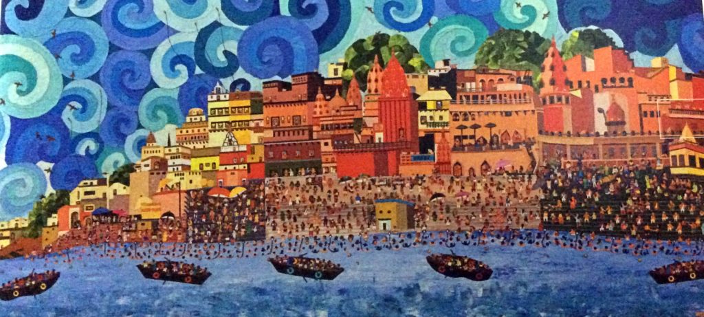 Sailesh Sangvi's illustration on Varanasi