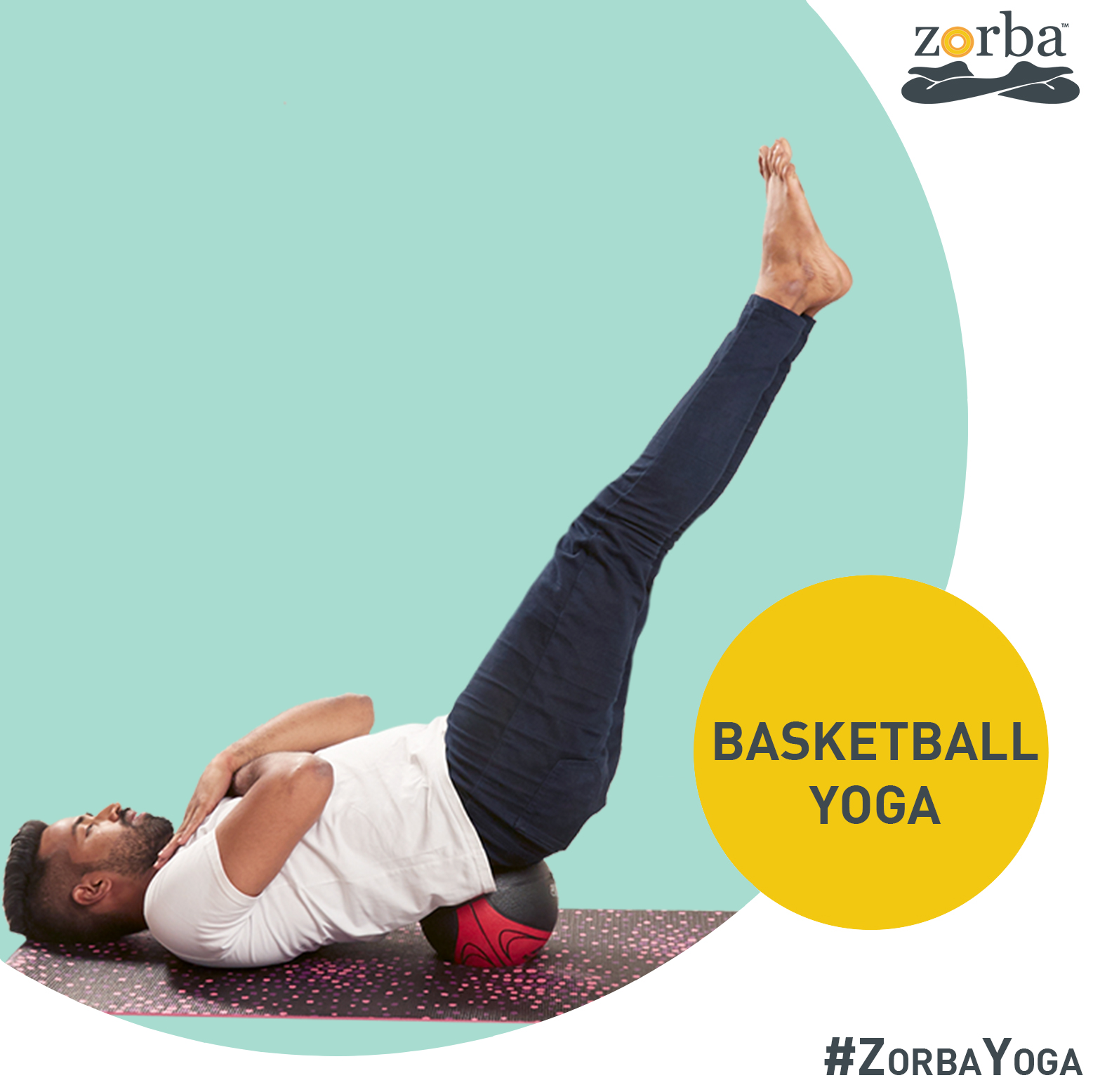 Basketball Yoga at Zorba