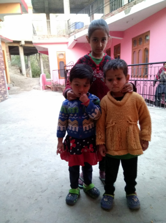 Children I met in the village