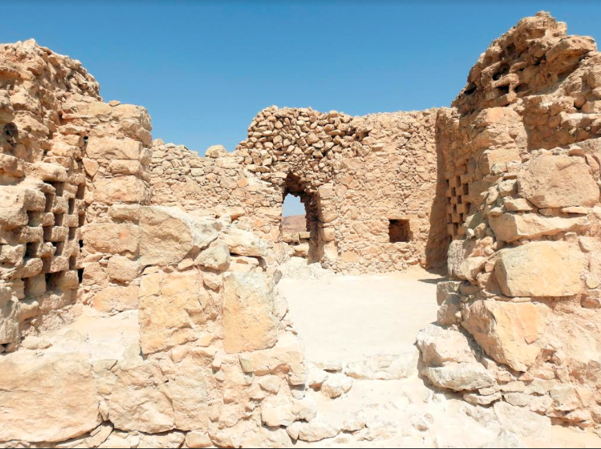 The ruins of Massada
