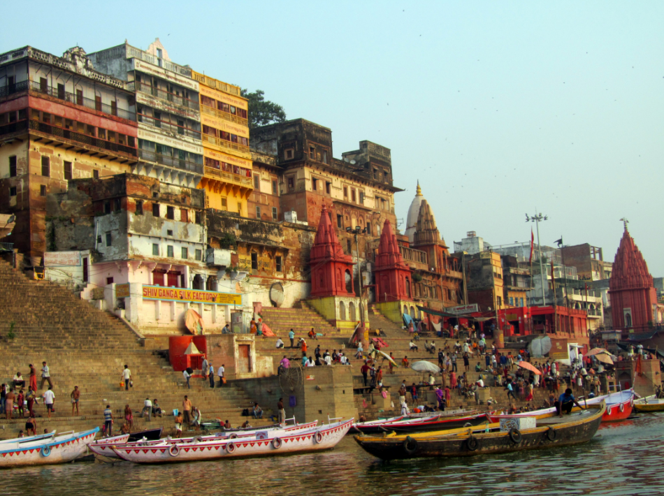 The colourful Ghats of Varanasi