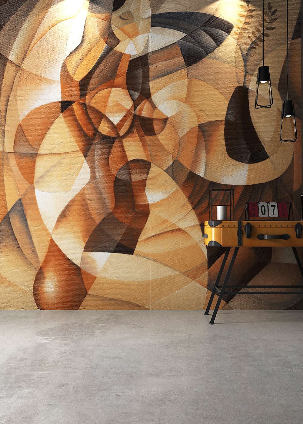 Kru Decor wall installation by Lioli Ceramica