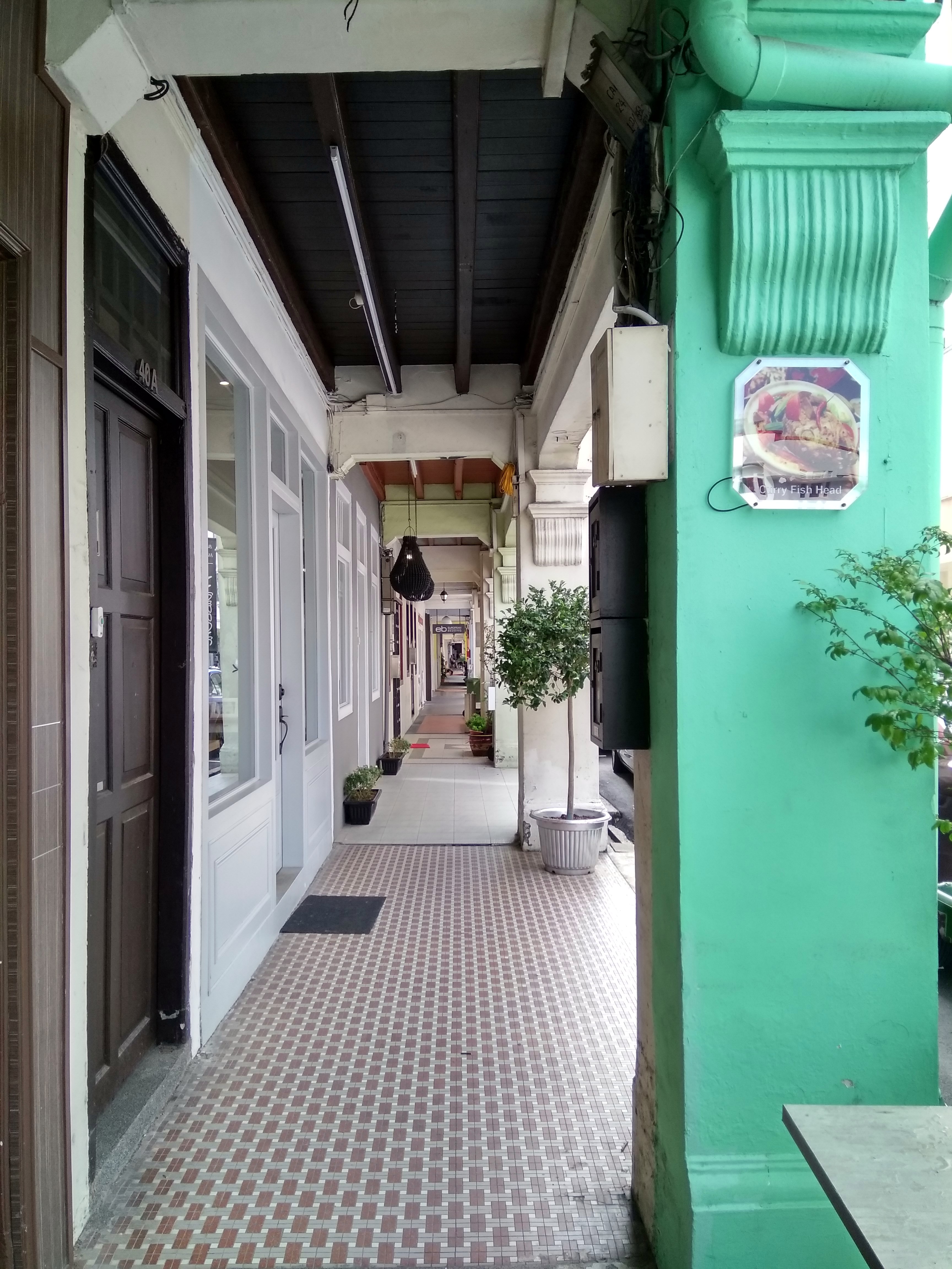 Walkways that host cafes and shops