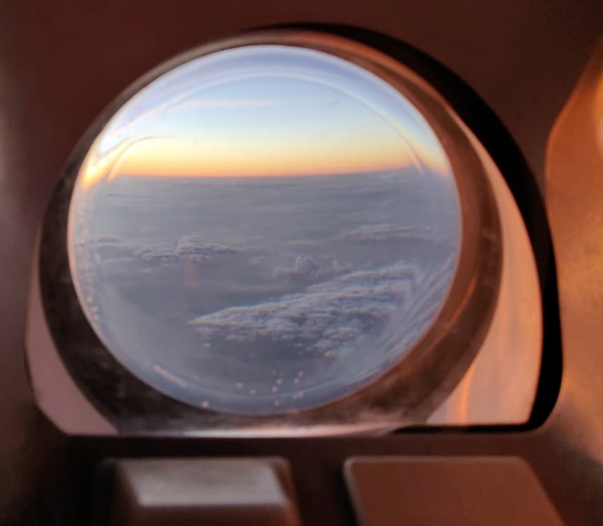 Sunset from a GoAir flight