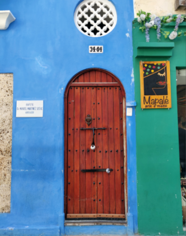 The colours of the walled city of Cartagena