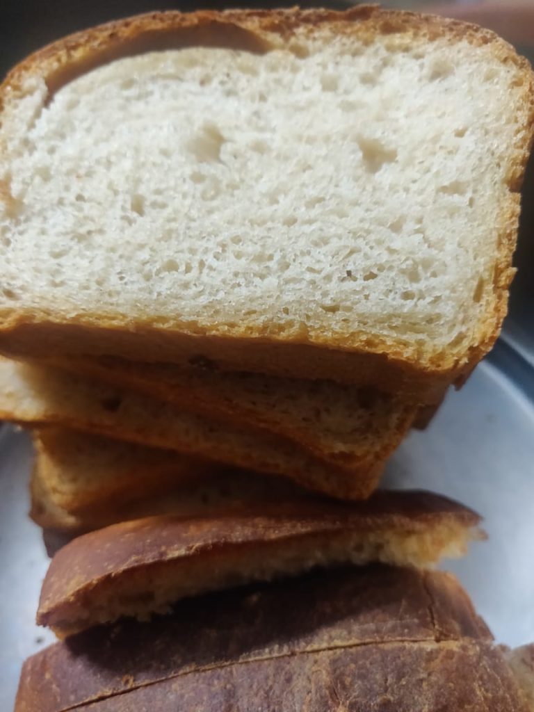 Step 8: the sliced bread