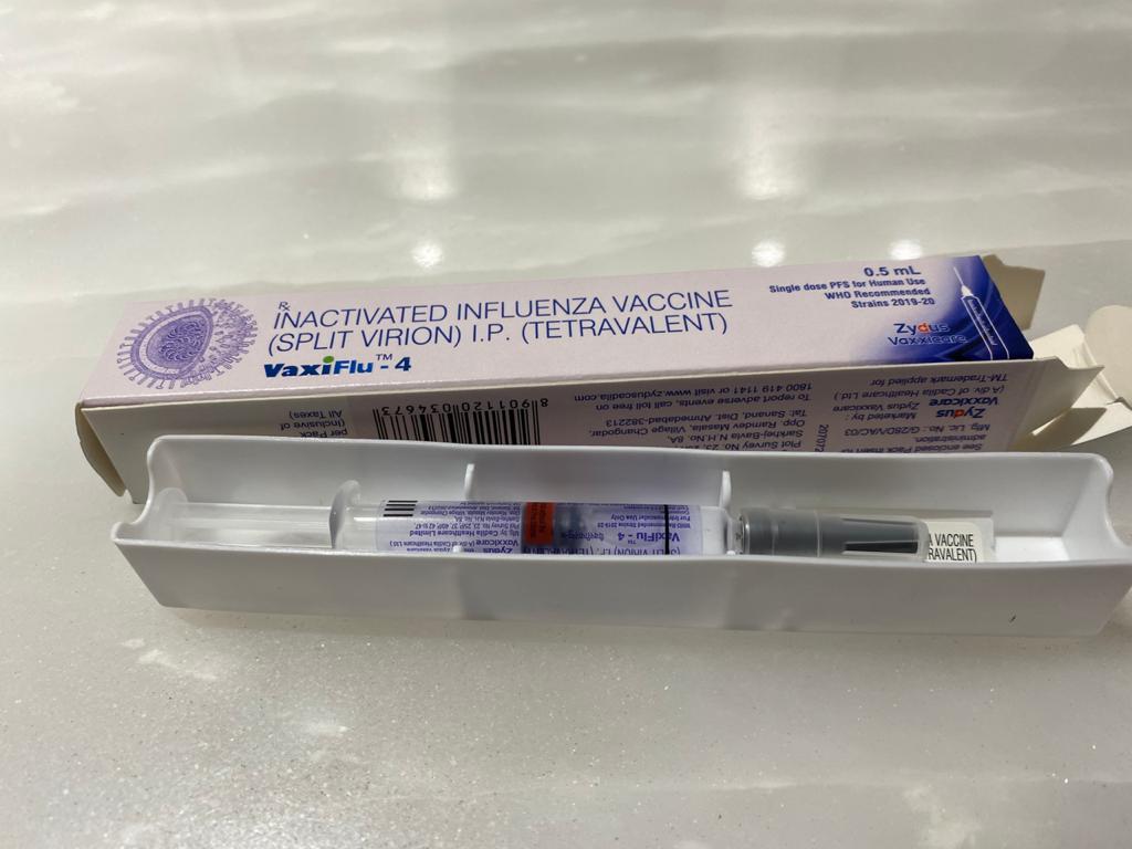 Influenza vaccine courtesy Bhatia Hospital