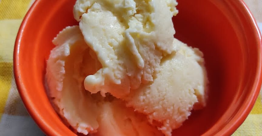 Butterscotch ice cream