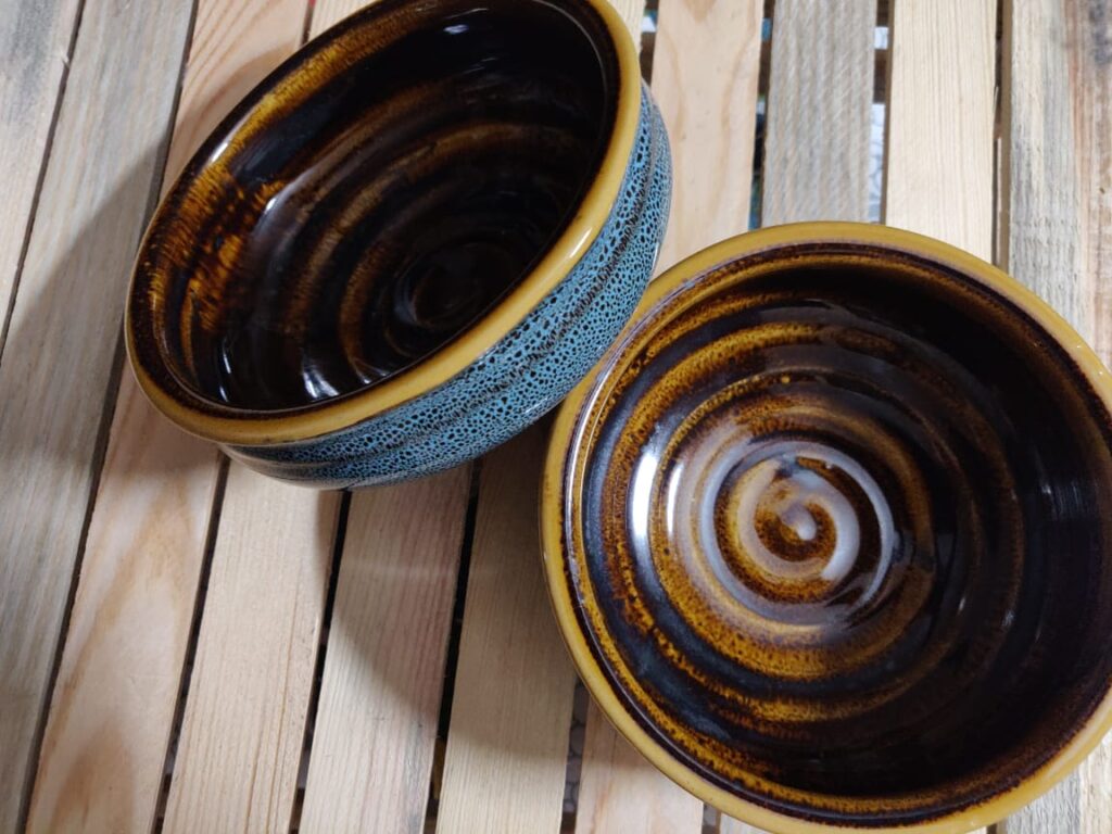 Handmade Ceramic Snack/Serving Bowls
