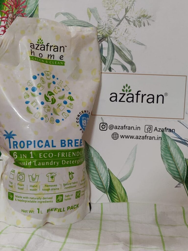 Eco friendly detergent at Azafran Organic