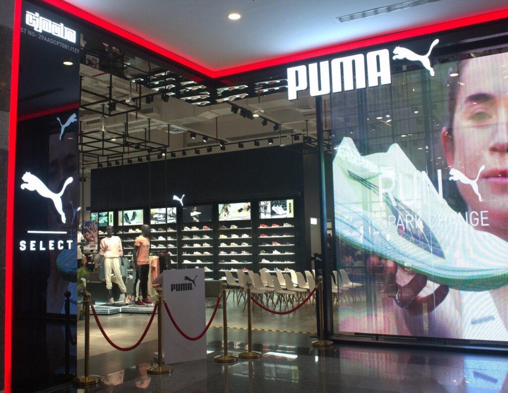 PUMA store, Orion Mall, Bengaluru