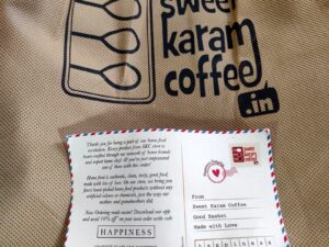 Sweet Karam Coffee Packaging