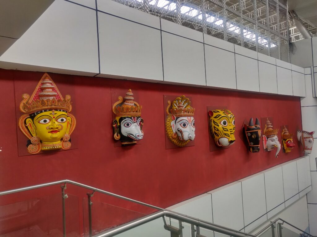 Masks at Bhubaneshwar airport