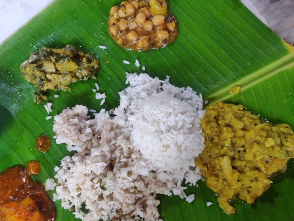 A typical Odia meal