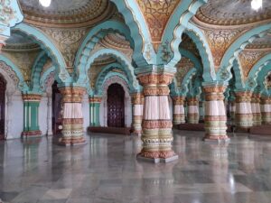 Interiors of Mysore Palace