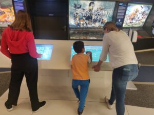 Interactive stations at FIFA Museum Zurich