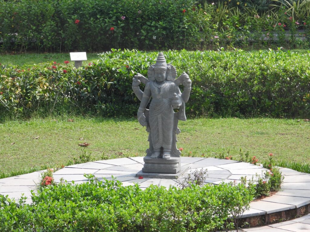 Dhanwantri statue at Amal Tamara