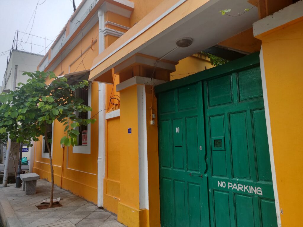 French Quarter in Pondicherry