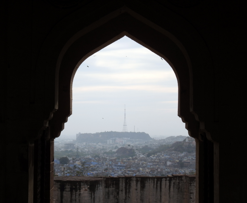 Jodhpur framed from Mehrangarh Fort