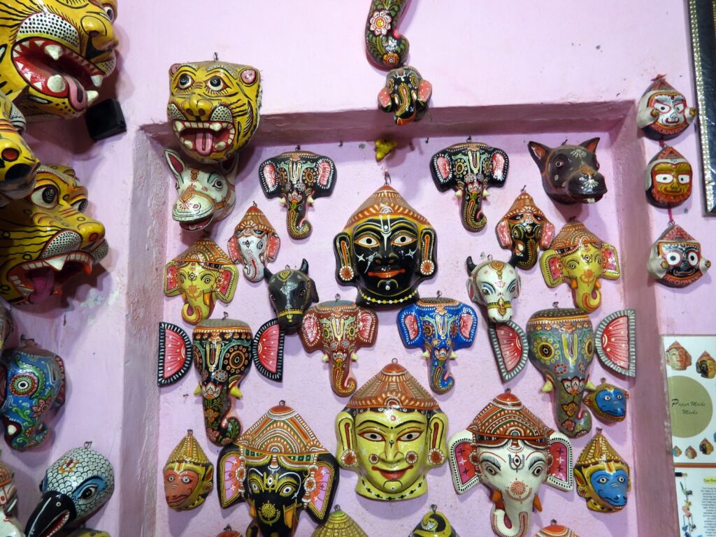 Art in the home of Raghurajpur artists