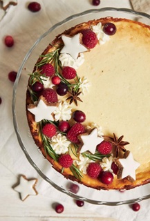 Spiced Orange and Cranberry Cake courtesy Kalil Rahuman, Pastry Chef DoubleTree by Hilton Bengaluru