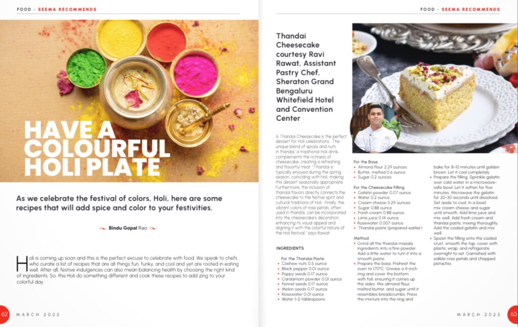 Holi Recipes