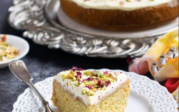 Thandai Cheesecake courtesy Ravi Rawat, Assistant Pastry Chef, Sheraton Grand Bengaluru Whitefield Hotel and Convention Center