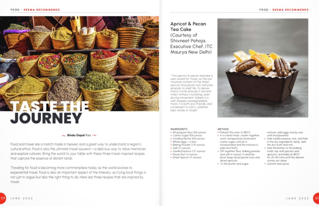 Travel recipes