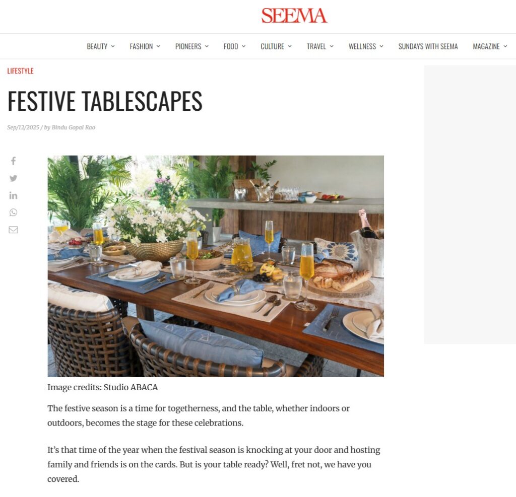 Festive Table decor