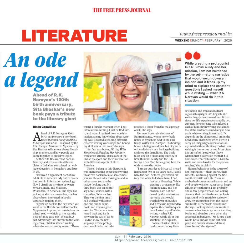 Rukmini Aunty and the R.K. Narayan Fan Club by Sita Bhaskar