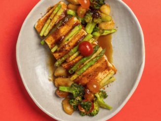 Tofu and Asparagus Steak