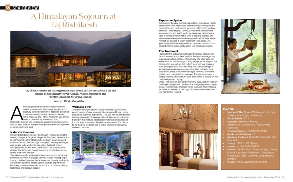 Spa at Taj Rishikesh