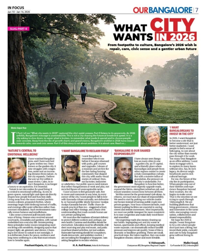 What Bengaluru Wants in 2026