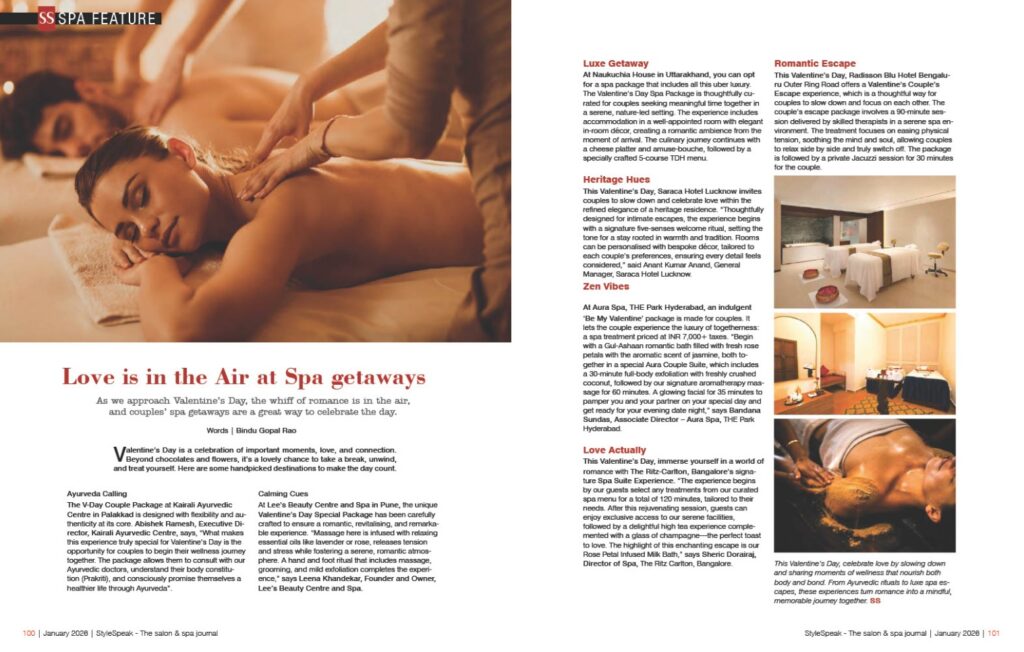Valentine Day Couple Spa treatments