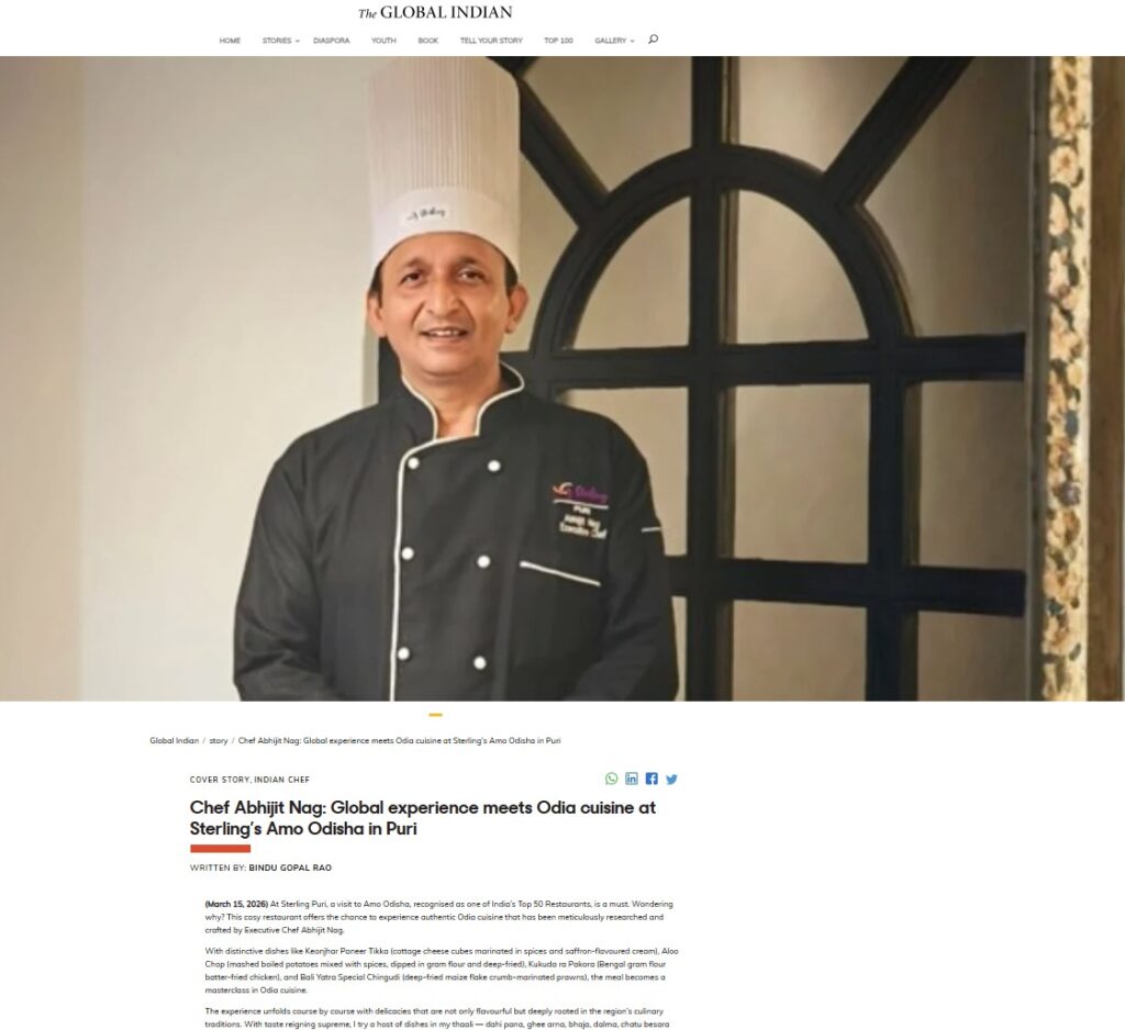 Chef Abhijit Nag, Sterling Puri