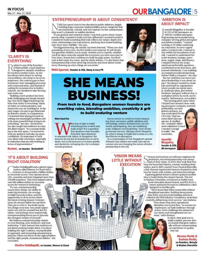 Women Entrepreneurs in Bangalore