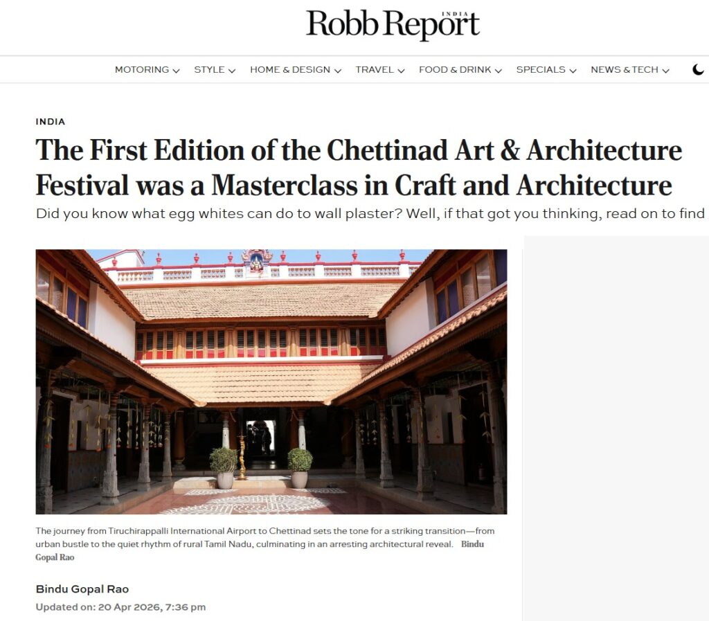 Kalai – the Chettinad Art & Architecture Festival