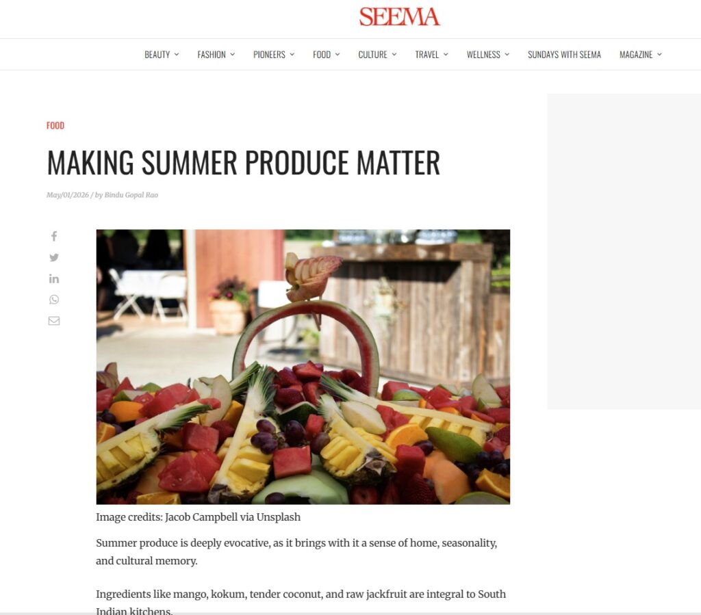 Summer produce
