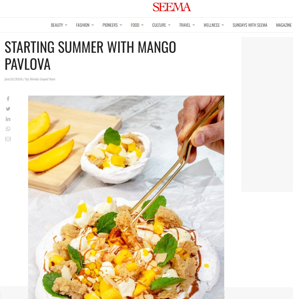 Mango Pavlova